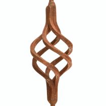 Artikel S krog metal rust dekorativ metal krog rust antik 34cm
