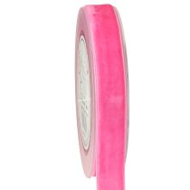 Artikel Fløjlsbånd Pink Dekorationsbånd Fløjlsbånd Pink 20mm 10m