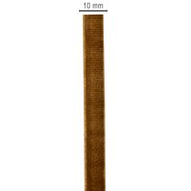 Artikel Dekorativt fløjlsbånd, smalt, 10 mm bredt, 20 m langt, på rulle