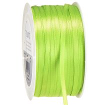 Artikel Satinbånd gavebånd lysegrøn dobbelt satin 3mm 50m