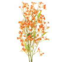 Artikel Kunstig orkidégren orange filigran værelsesdekoration 110 cm 3 stk.