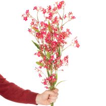Artikel Kunstig blomstrende gren Oncidium orkidé dekoration 112cm 3 stk