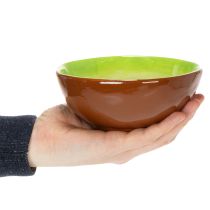 Artikel Keramisk serveringsskål, Kiwi-design. Ideel til stilfulde spiseborde og buffeter. 15 cm.