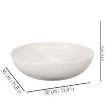 Artikel Stor rund skål, alsidig dekorativ skål, 30 cm