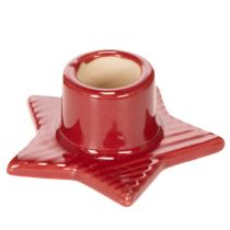 Artikel Stjerneformet lysestage til keglelys, advent og jul, 8 cm, 2 stk.
