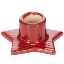 Artikel Stjerneformet lysestage til keglelys, advent og jul, 8 cm, 2 stk.