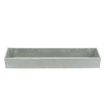 Artikel Skål firkantet grå 41,5cm x 10,5cm H5cm