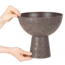 Artikel Rund plantekasse på stativ, moderne plantepotte, 25 cm