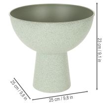 Artikel Skål med stativ til planter, dekorativ skål, 25 cm