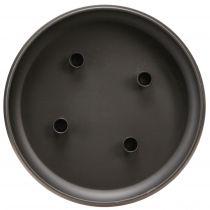 Artikel Skål med lysestagemagnet sort Ø33cm H7,5cm