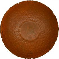 Artikel Dekorativ metalskål, dekorativ skål med rustikt look, Ø30 cm H8,5 cm
