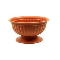 Artikel Skål med fod terracotta Ø26cm - 35cm, 1 stk