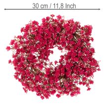 Artikel Kunstig blomsterkrans, babyåndedekoration, 30 cm