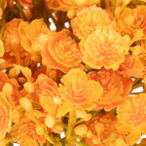 Artikel Kunstig babyånde orange gren til blomsterarrangementer 30 cm 10 stk.