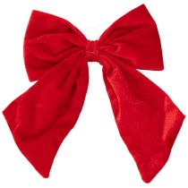 Artikel Rød dekorativ sløjfe som juledekoration, 28 cm, 3 stk.