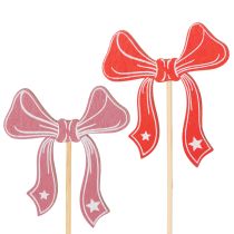 Artikel Dekorative sløjfeblomsterpinde 32 cm 12 stk.