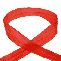 Artikel Ribbon Crash dekorative bånd gavebånd rød 50mm 20m