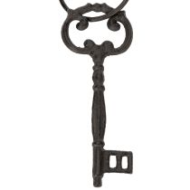 Artikel Dekorativ nøglering, antikt nøgledesign, som et nostalgisk boligtilbehør, 27 cm