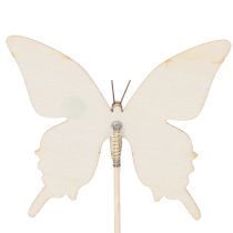 Artikel Blomsterpinde, hobbyartikler, sommerfuglemotiv til dekoration af gaveindpakning, 28,5 cm, 12 stk.