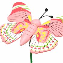 Artikel Blomsterprop sommerfugletræ assorteret 7,5cm 16 stk
