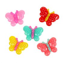 Sommerfugle mini 2 cm farvet 24stk