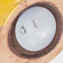 Artikel Keramisk dekorativ snegl med LED-belysning. Sjov borddekoration til hjemmet og altanen. 12 cm, 2 stk.