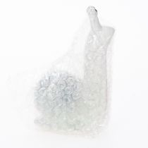 Artikel Keramisk dekorativ sneglefigur til stilfulde boligmiljøer og fortryllende borddekorationer, 16 cm