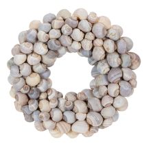 Artikel Sneglekrans til ophængning, dekorativ krans, maritim stil, Nathai, Ø35 cm