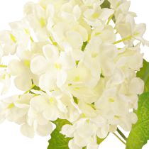 Artikel Snowball Kunstig Viburnum Gren Hvide Blomster L90cm