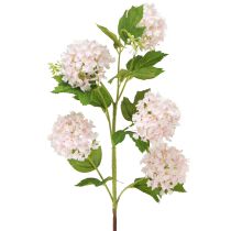 Artikel Snebold Plante Kunstige Blomster Lyserød Hvid L78cm 2stk