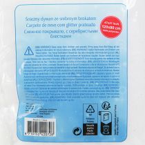 Artikel Sne tæppe glimmer sne tæppe med sølv glitter 120×80cm