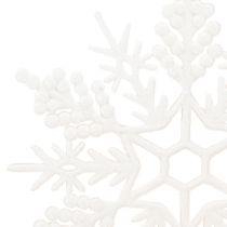 Artikel Snefnugdekoration til ophængning vinterdekoration hvid 30 cm 3 stk.