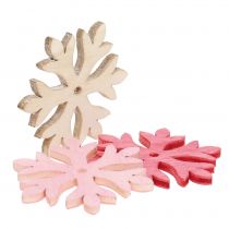 Artikel Snefnug til spredning pink, pink, natur Ø4cm 72 stk