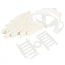 Artikel Snefnug Papirdekoration Stjerne Hvid Jul Ø50cm