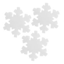 Snowflake hvid 7cm 8stk