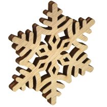 Artikel Snefnug Trædekoration Hvid Naturlig 3/5/7cm Assorteret 36 stk