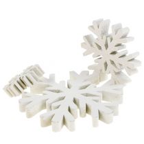 Snowflakes hvid blanding 3cm - 7cm 48stk