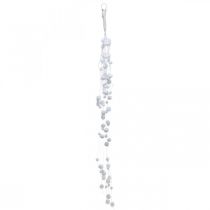 Artikel Sneboldguirlande Vinterguirlande Snefnug Hvid 72cm