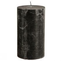Artikel Sorte lys, ensfarvede søjlelys 85×150mm 2 stk