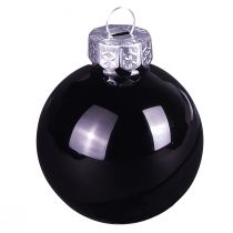 Artikel Sorte julekugler glas mini glans Ø3cm 22 stk