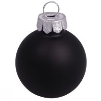 Artikel Sorte julekugler glas mini mat glans Ø3cm 22 stk