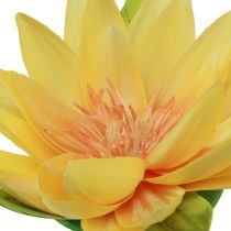 Artikel Kunstig sommerdekoration med flydende åkande gul Ø15cm 2 stk.