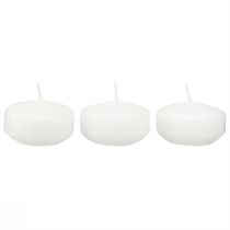 Artikel Flydelys Hvide 4,5cm 28 stk