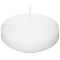 Artikel Flydende lys til romantiske aftener eller festlig dekoration, også velegnet til udendørs brug. 8 cm, 8 h, 8 stk.