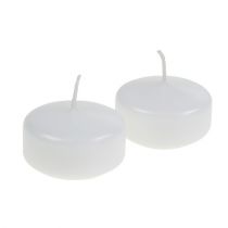 Artikel Flydelys Hvide 4,5cm 8 stk