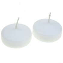 Flydelys hvide 4,5cm 28stk