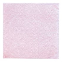 Artikel Servietter Pink Forårspynt Præget 33x33cm 15 stk