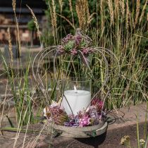 Shabby Chic Deco Crown Rustik metalkrone til ophæng H34cm