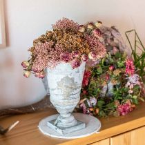 Shabby Chic kop metal borddekoration kop vase Ø18,5 H30cm