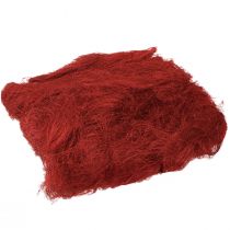 Artikel Sisal rød bordeaux naturfiber 300g